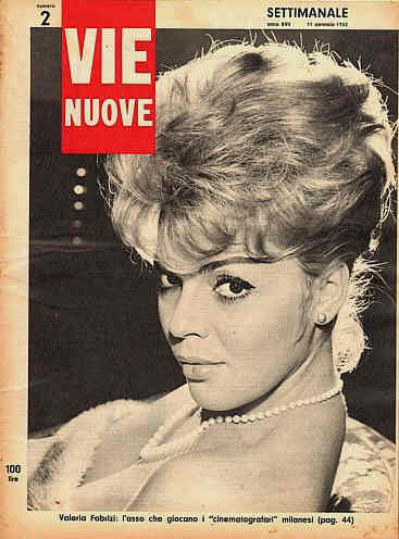 VIE NUOVE magazine side cover 11 January 1962