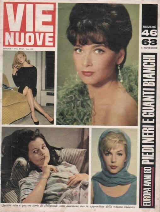 VIE NUOVE magazine side cover Issue 46 14 November 1963