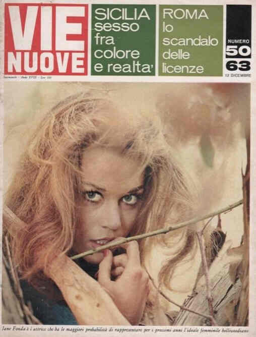 VIE NUOVE magazine side cover Issue 50 12 December 1963