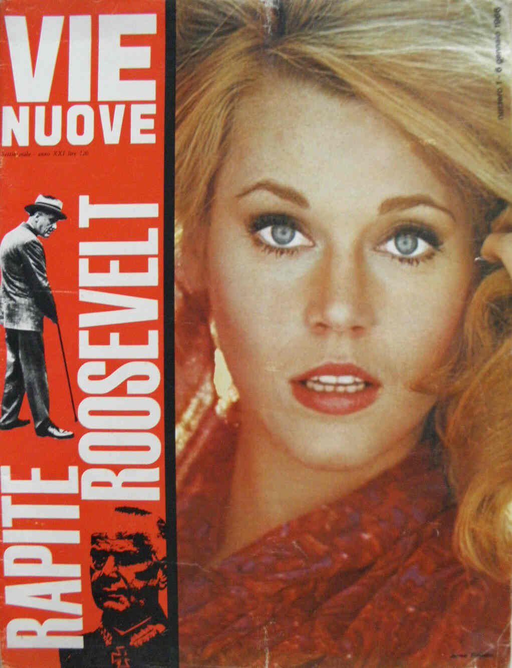 VIE NUOVE magazine side cover Issue 1 6 January 1966