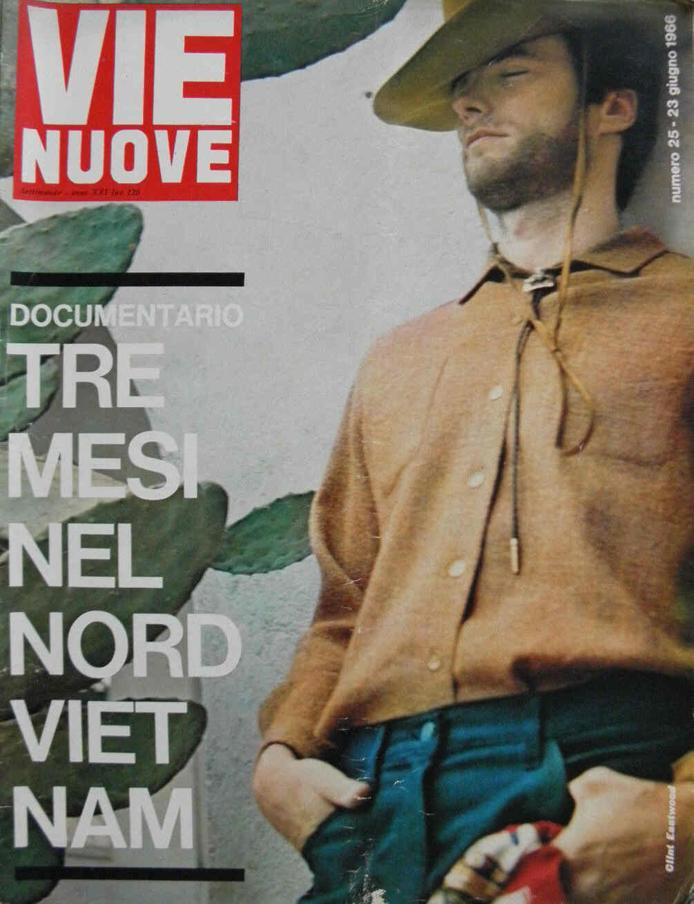 VIE NUOVE magazine side cover Issue 25 23 June 1966
