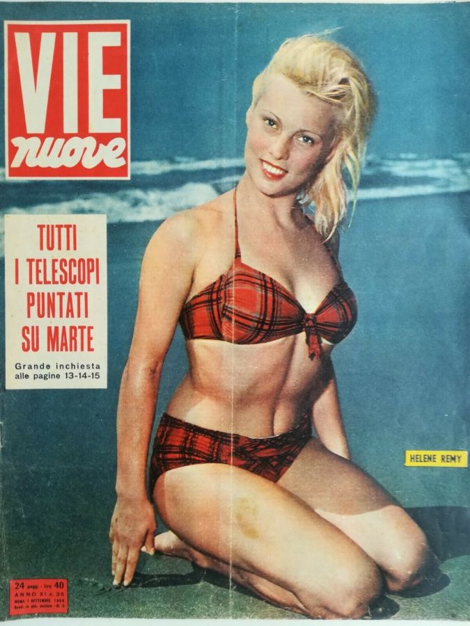 VIE NUOVE magazine side cover Issue 35 1 September 1956