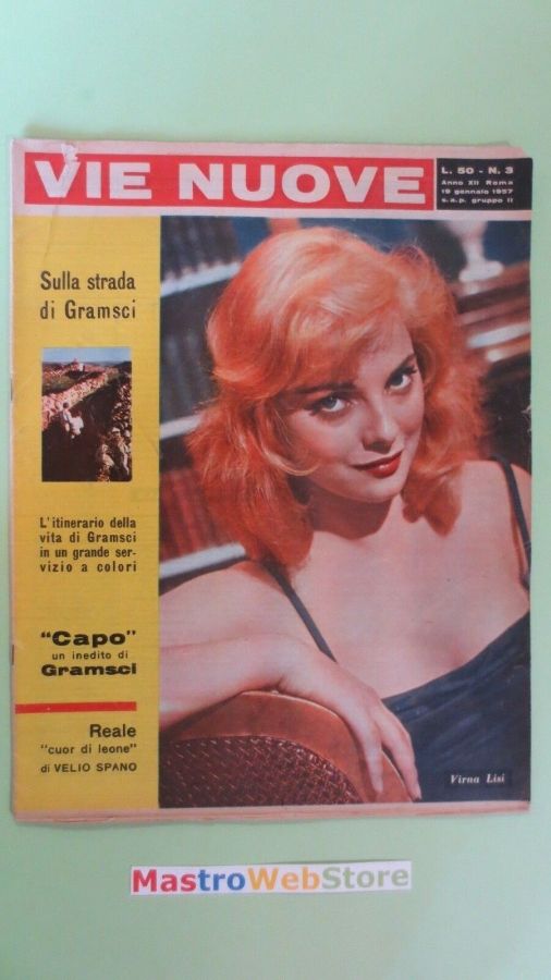 VIE NUOVE magazine side cover Issue 3 19 January 1957