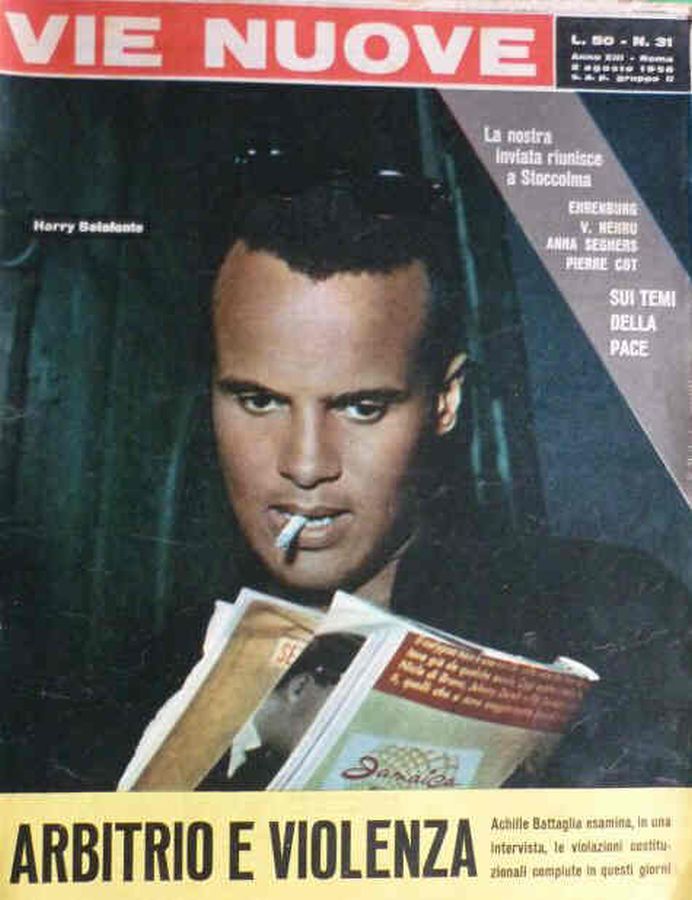 VIE NUOVE magazine side cover Issue 31 2 August 1958