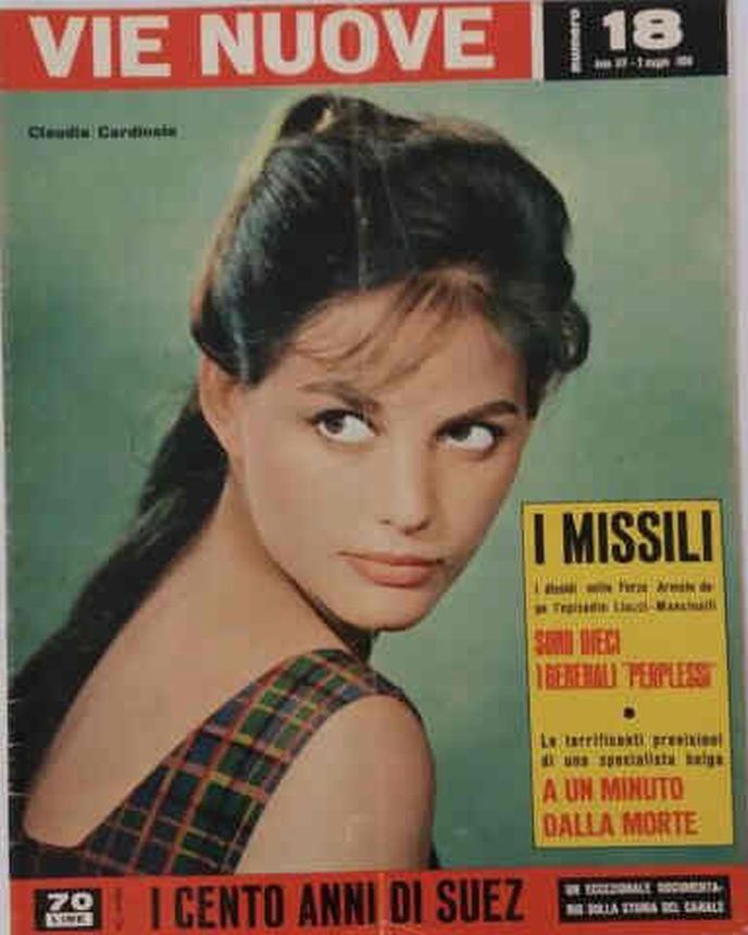 VIE NUOVE magazine side cover Issue 18 2 May 1959