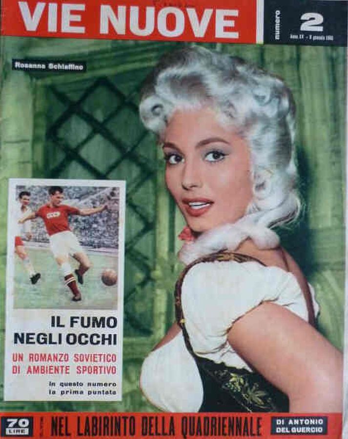 VIE NUOVE magazine side cover Issue 2 9 January 1960