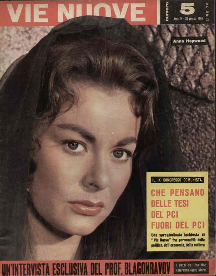 VIE NUOVE magazine side cover Issue 5 30 January 1960
