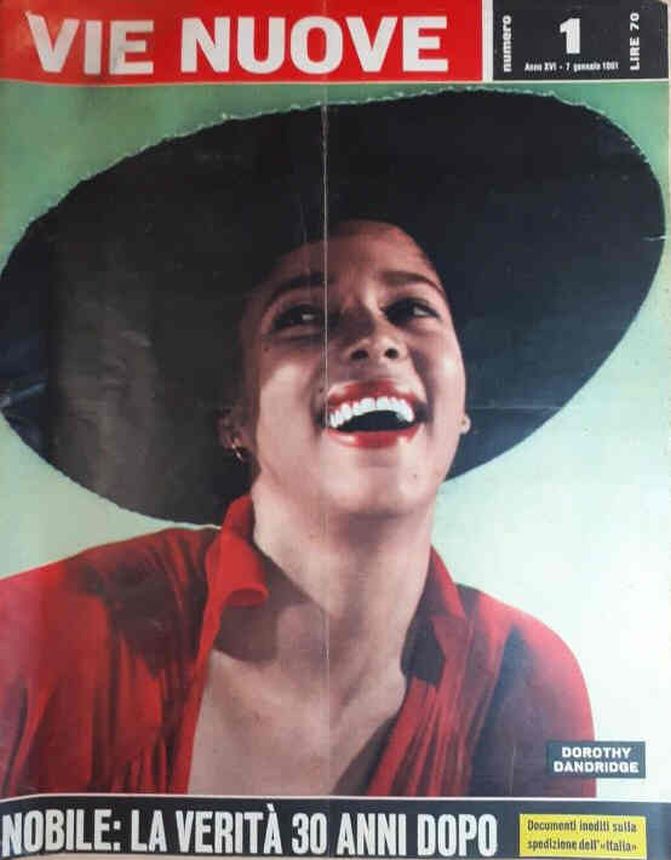 VIE NUOVE magazine side cover Issue 1 7 January 1961