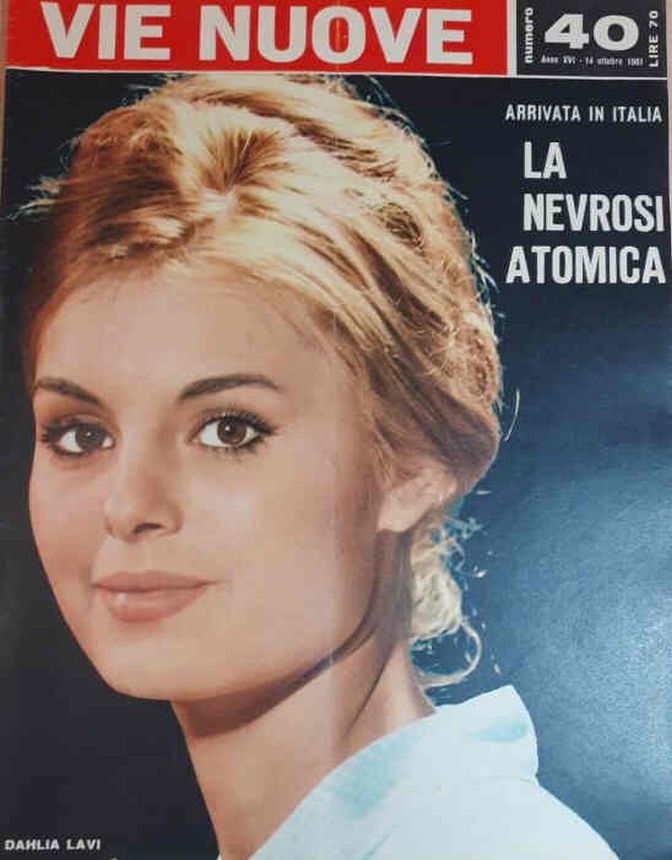 VIE NUOVE magazine side cover Issue 40 14 October 1961