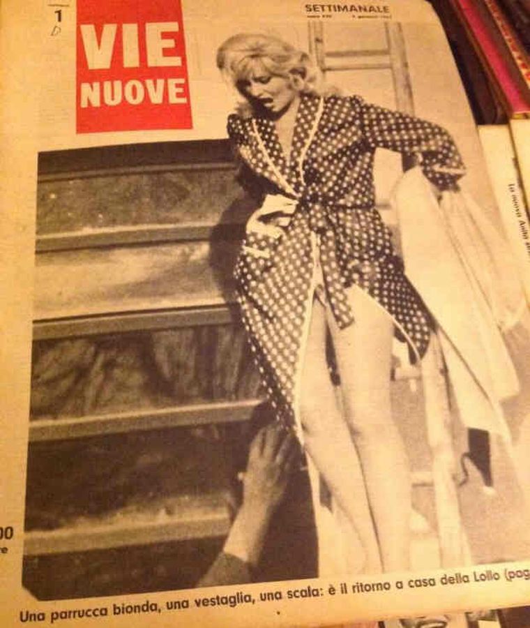 VIE NUOVE magazine side cover Issue 1 4 January 1962