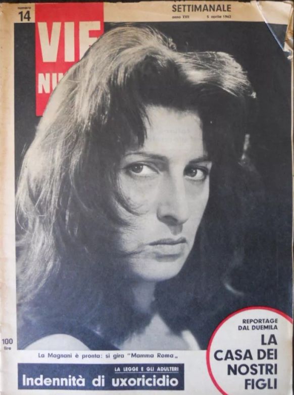 VIE NUOVE magazine side cover Issue 14 5 April 1962