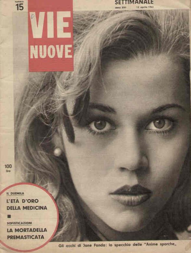 VIE NUOVE magazine side cover Issue 15 12 April 1962