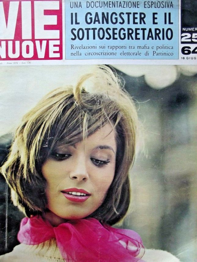 VIE NUOVE magazine side cover Issue 25 18 June 1964