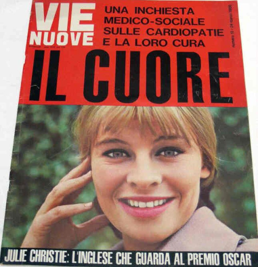 VIE NUOVE magazine side cover Issue 12 24 March 1966