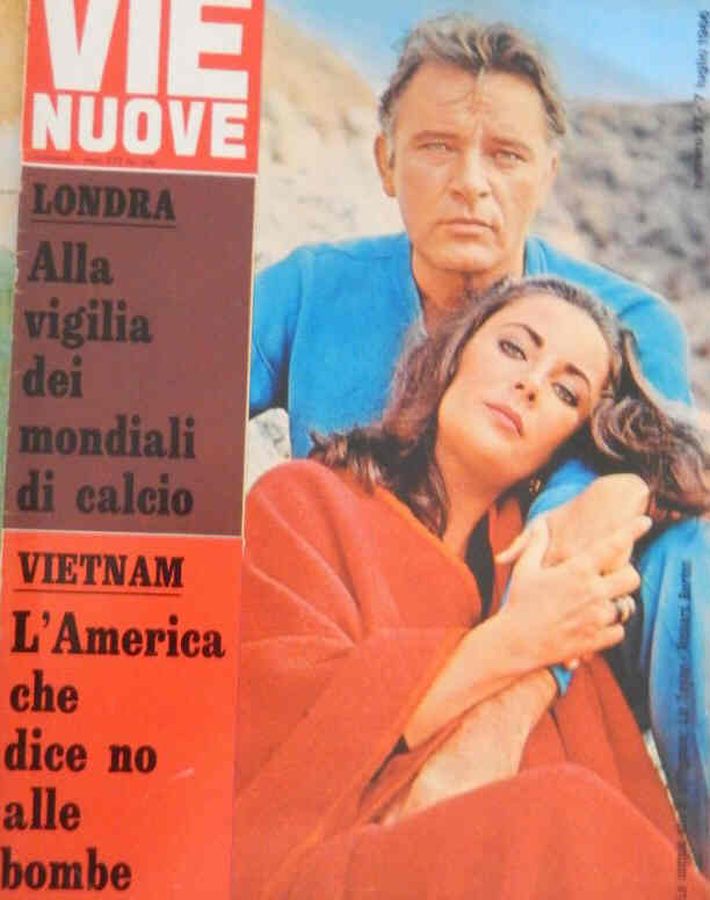 VIE NUOVE magazine side cover Issue 27 7 July 1966