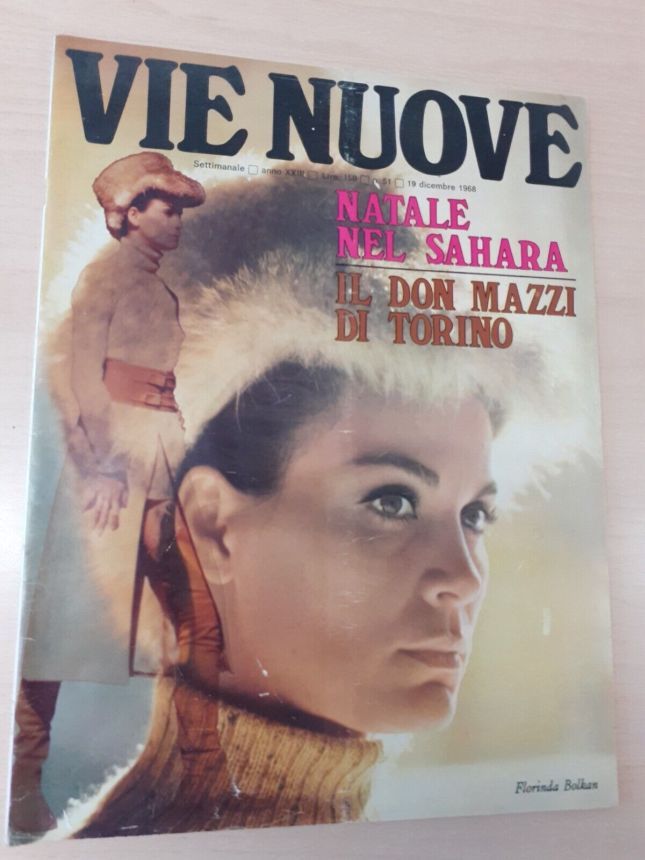 VIE NUOVE magazine side cover Issue 51 19 December 1968
