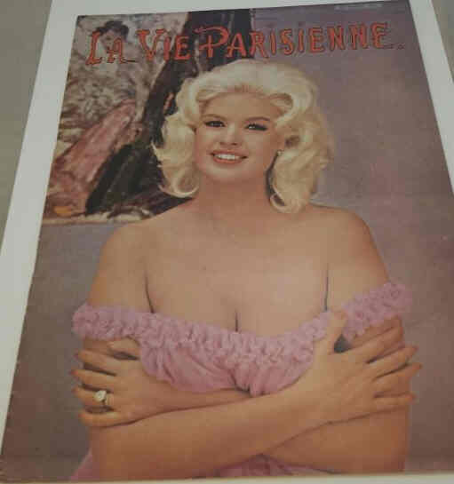 LA VIE PARISIENNE magazine side cover Issue 130  October 1961