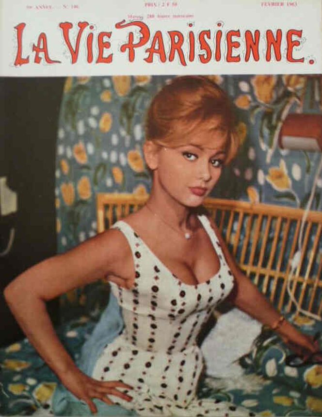 LA VIE PARISIENNE magazine side cover Issue 146  February 1963
