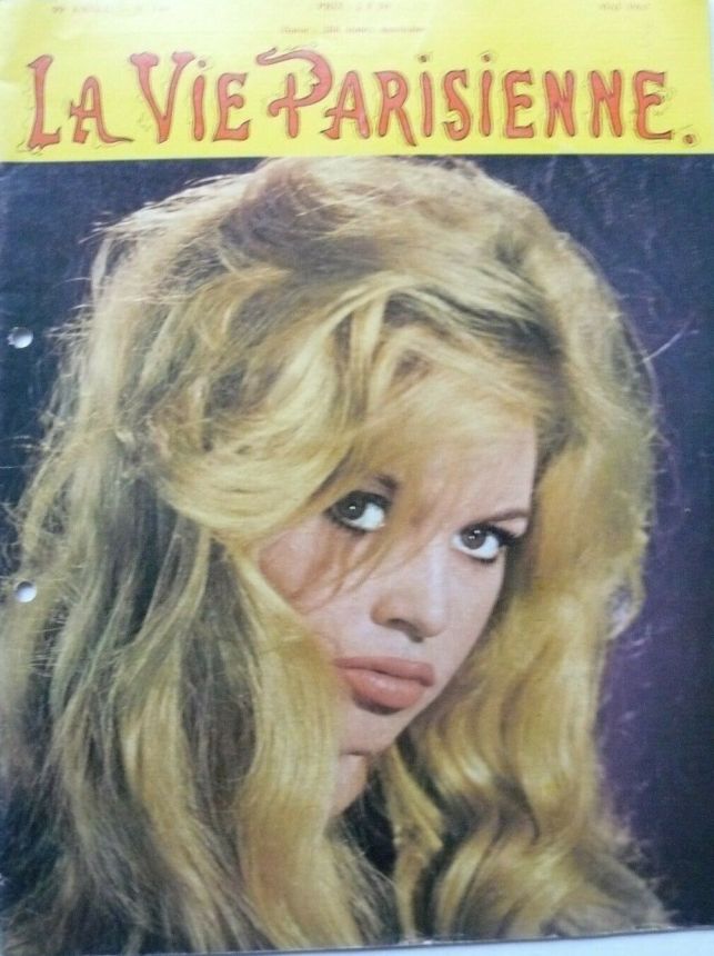 LA VIE PARISIENNE magazine side cover Issue 149  May 1963
