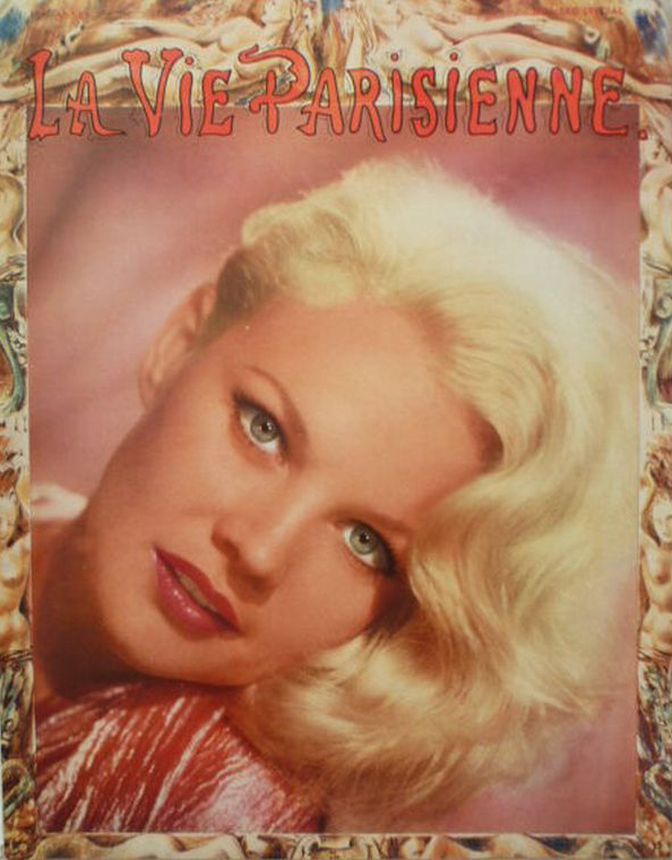 LA VIE PARISIENNE magazine side cover Issue 169  January 1965