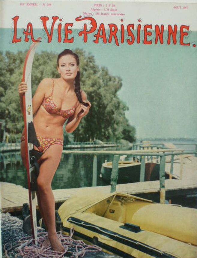 LA VIE PARISIENNE magazine side cover Issue 200  August 1967
