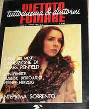 VIETATO FUMARE magazine side cover March 1985