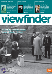VIEWFINDER magazine side cover Issue 96 October 2014