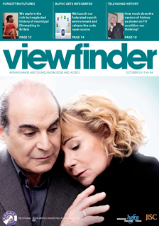 VIEWFINDER magazine side cover Issue 84 October 2011