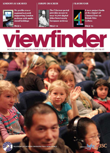 VIEWFINDER magazine side cover Issue 85 November 2011