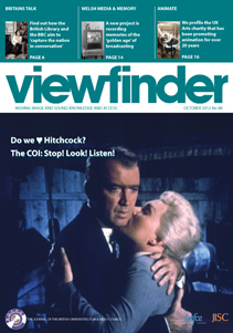 VIEWFINDER magazine side cover Issue 88 September 2012
