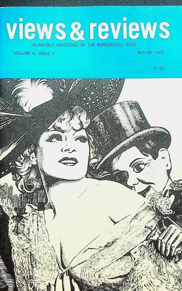 VIEWS AND REVIEWS magazine side cover Issue 14  Vol 4 # 2 Winter 1972