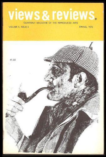 VIEWS AND REVIEWS magazine side cover Issue 15  Vol 4 # 3 Spring 1973