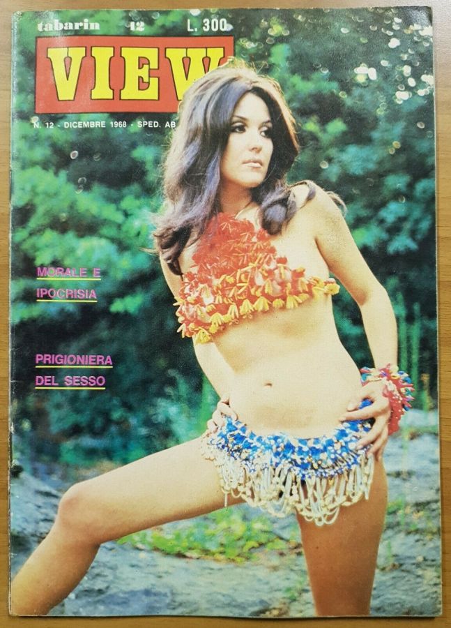 VIEW TABARIN magazine side cover Issue 12  December 1968