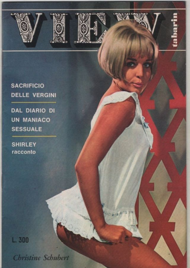VIEW TABARIN magazine side cover Issue 2   1968