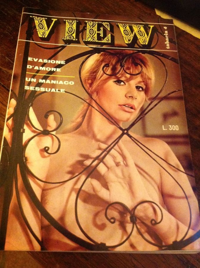 VIEW TABARIN magazine side cover Issue 4   1968