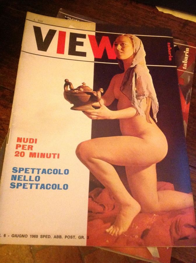 VIEW TABARIN magazine side cover Issue 6  June 1969