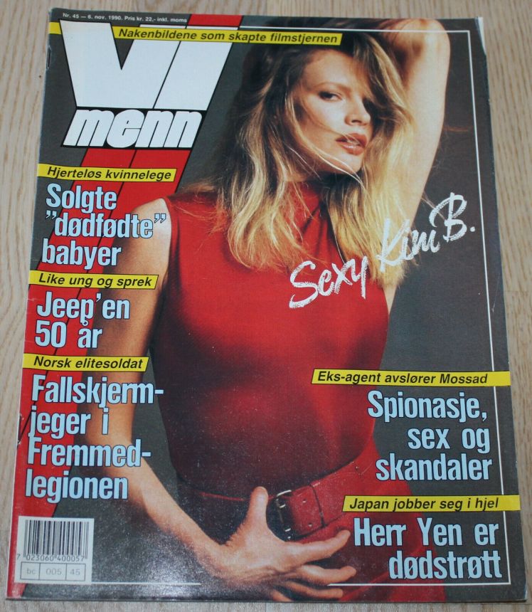 VI MENN magazine side cover Issue 45 6 November 1990