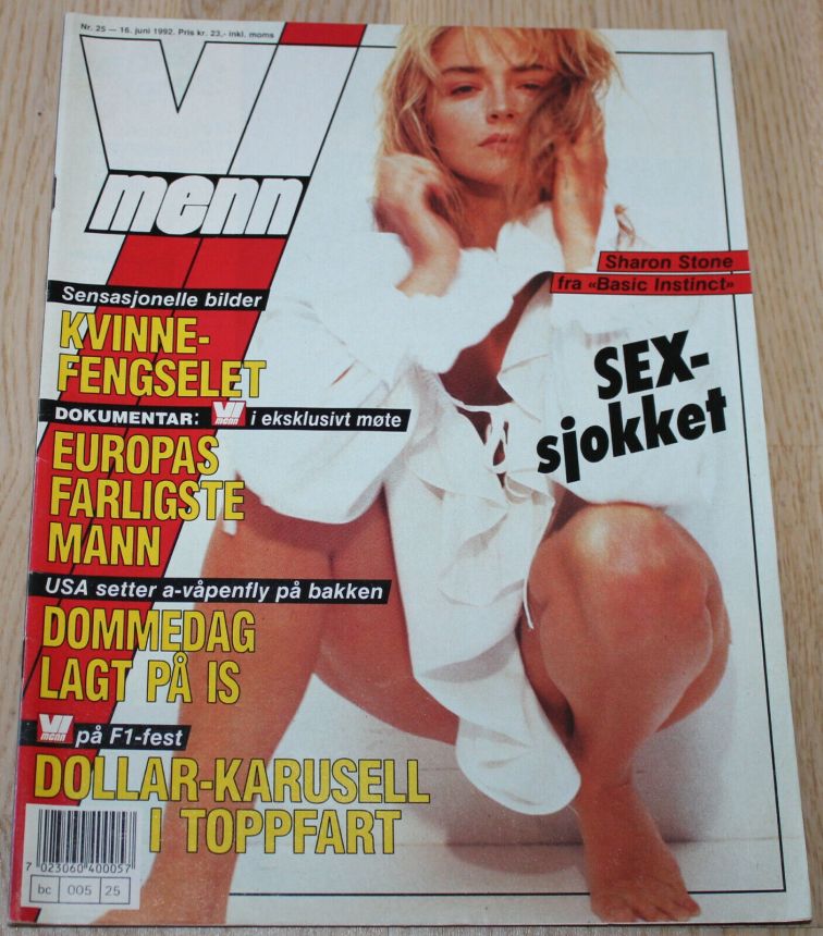 VI MENN magazine side cover Issue 25 16 June 1992