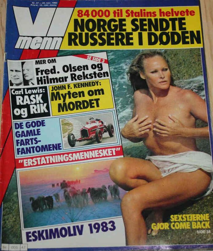 VI MENN magazine side cover Issue 47 22 November 1983