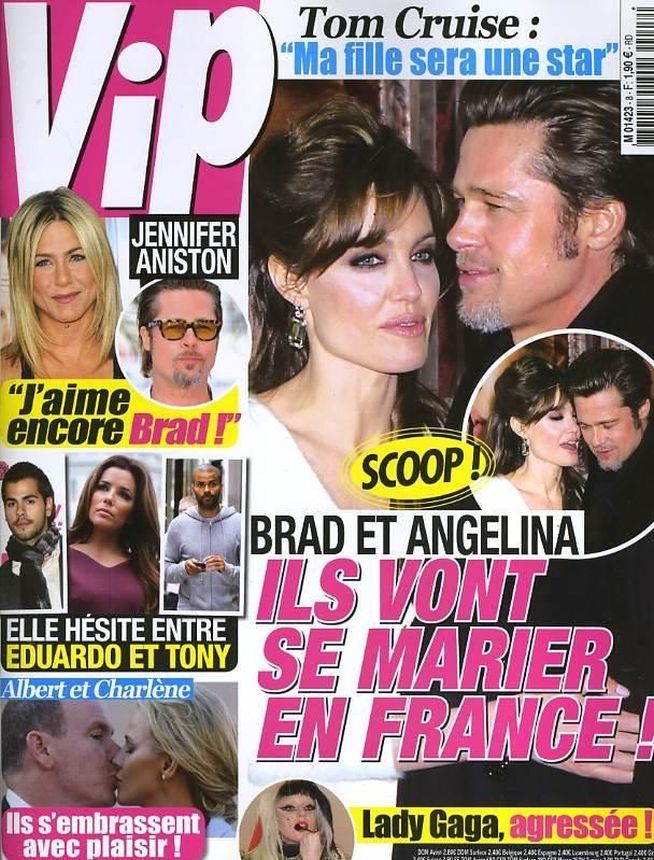 VIP FRANCE magazine side cover 3 August 2011