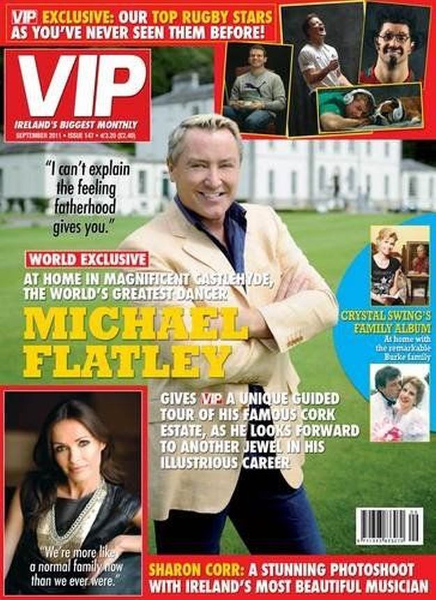 VIP IRELAND magazine side cover  September 2011