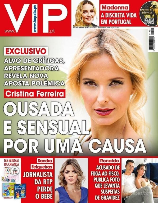 VIP PORTUGAL magazine side cover 29 May 2017