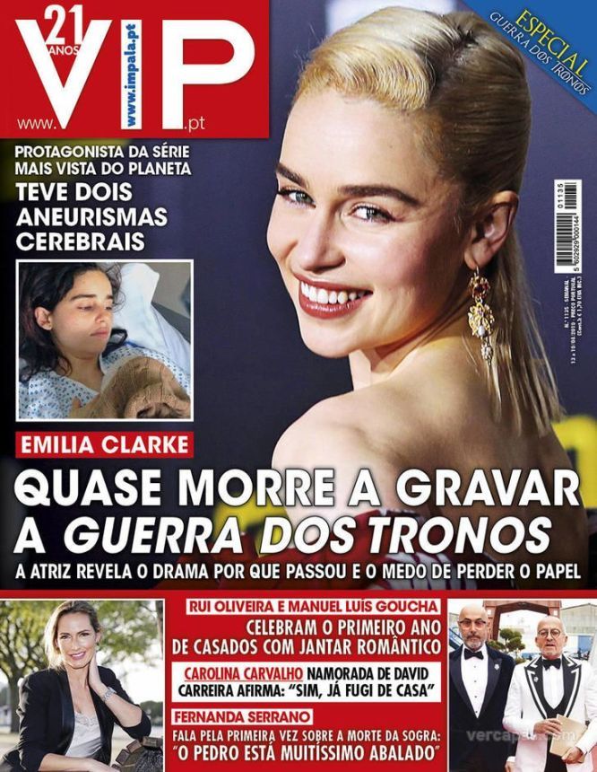 VIP PORTUGAL magazine side cover 13 April 2019