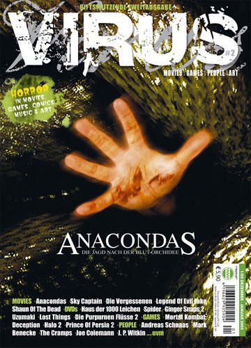 VIRUS magazine side cover Issue 2 December-January 2004