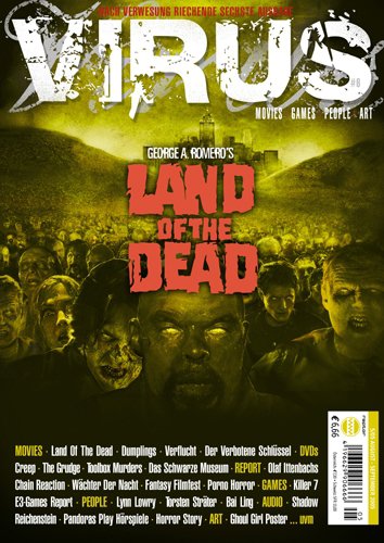 VIRUS magazine side cover Issue 6 August-September 2005
