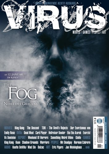 VIRUS magazine side cover Issue 8 December-January 2005