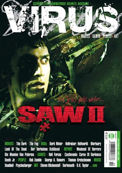 VIRUS magazine side cover Issue 9 February-March 2006