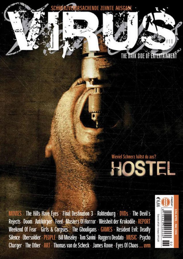 VIRUS magazine side cover Issue 10 April-May 2006