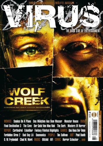 VIRUS magazine side cover Issue 12 August-September 2006