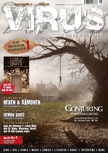 VIRUS magazine side cover Issue 54 August-September 2013